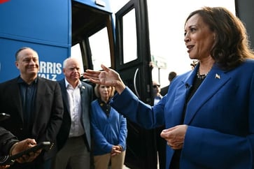 This week, dozens of private, VIP events are being held for top Harris campaign donors. Here's the schedule.