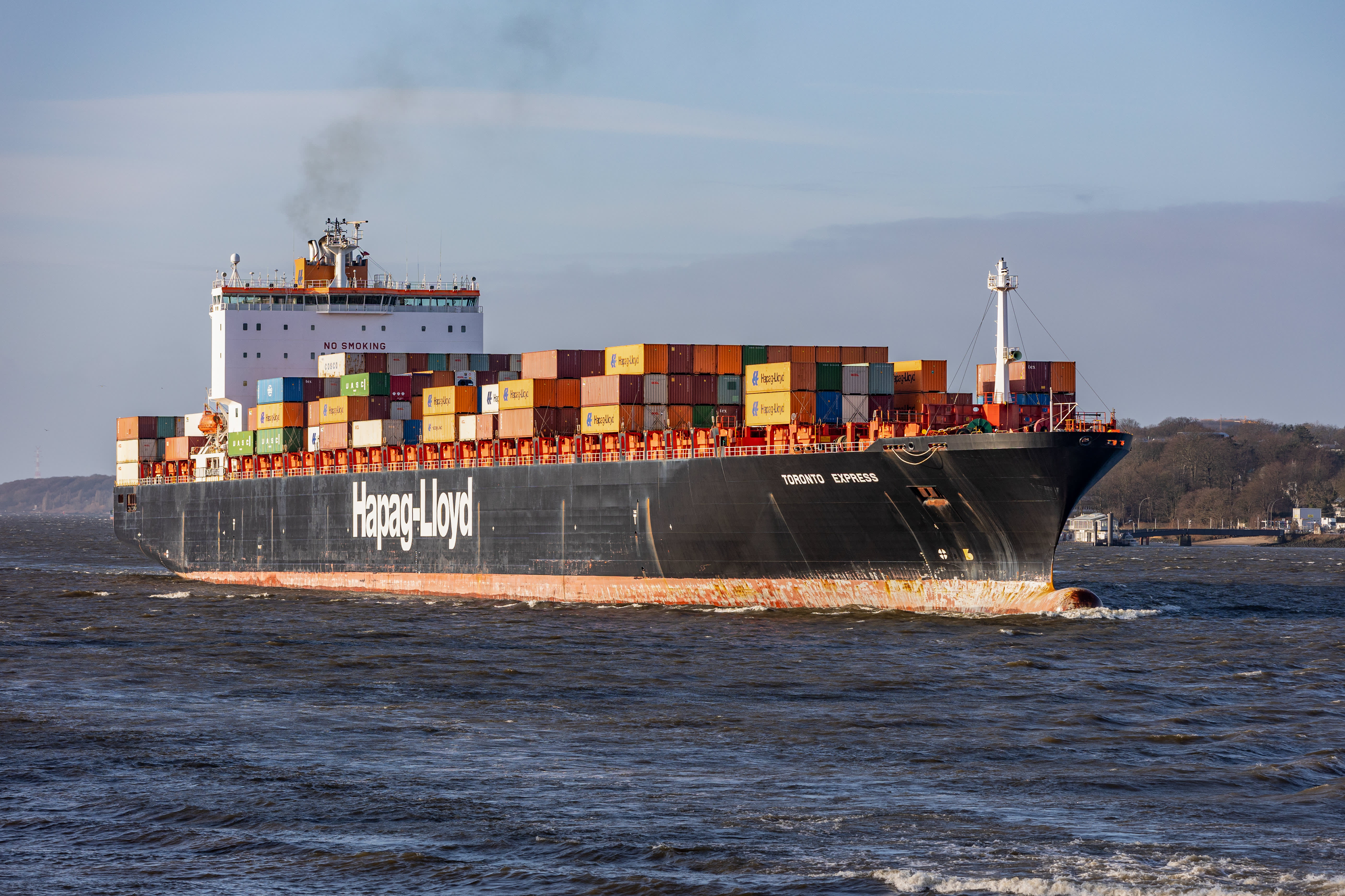 Hapag-Lloyd's CEO states that the global economy and trade demand outlook have shifted.