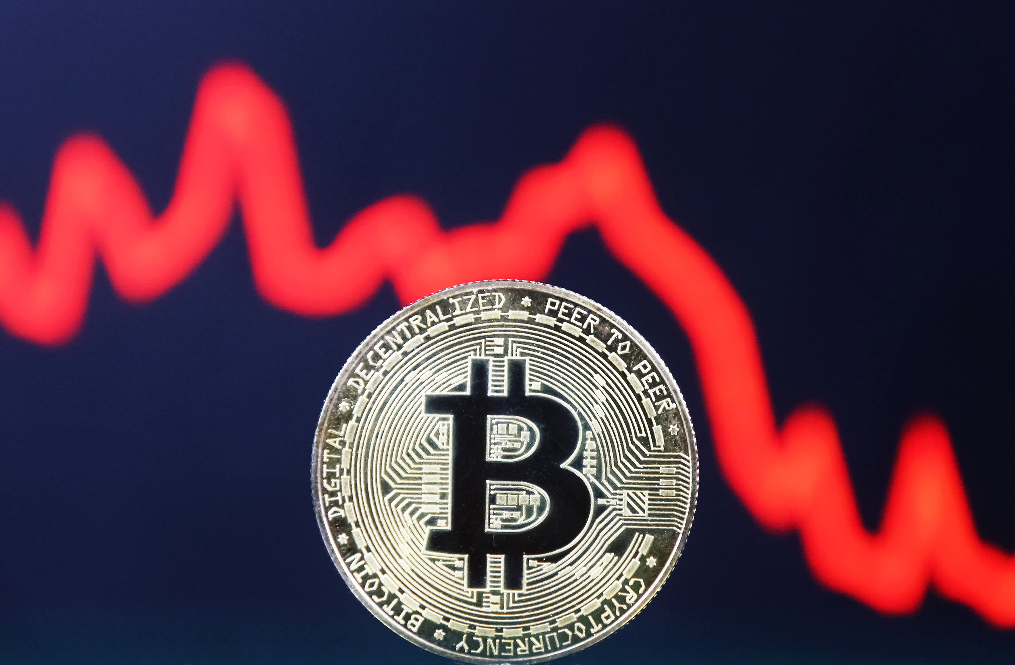 The price of Bitcoin drops to a two-month low as the Federal Reserve indicates that it is not yet prepared to reduce interest rates.