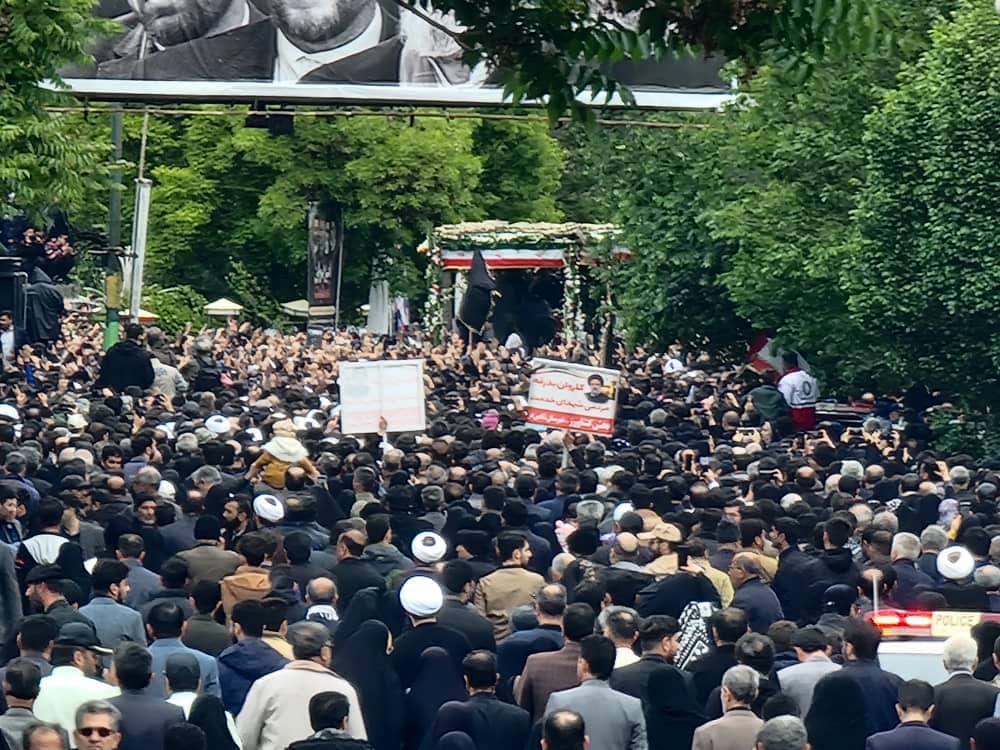 Nationwide funeral rites for Iranian President Ebrahim Raisi commence following helicopter crash.