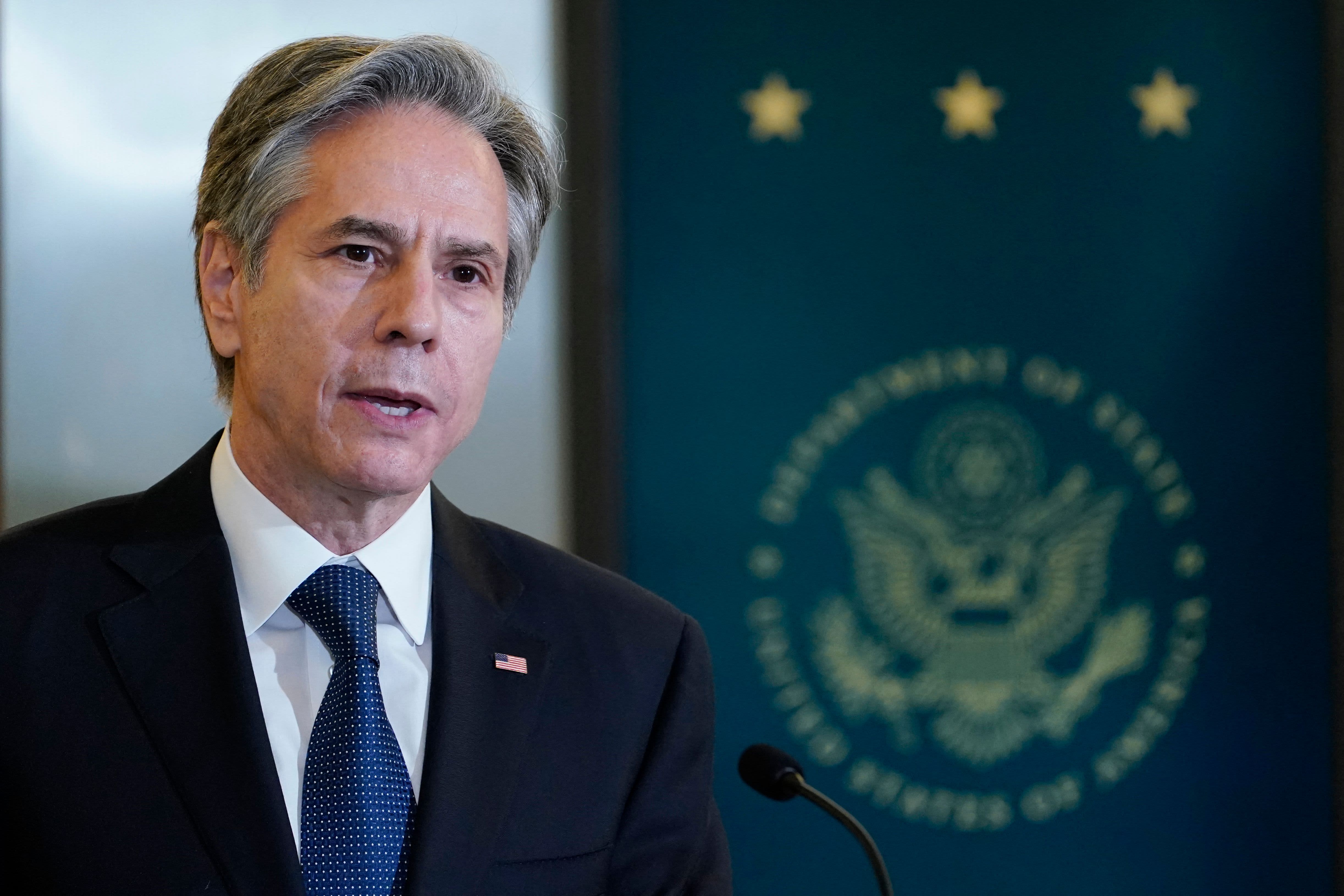 Secretary Blinken provides an update on the war in Ukraine while the U.S. increases pressure on Putin.