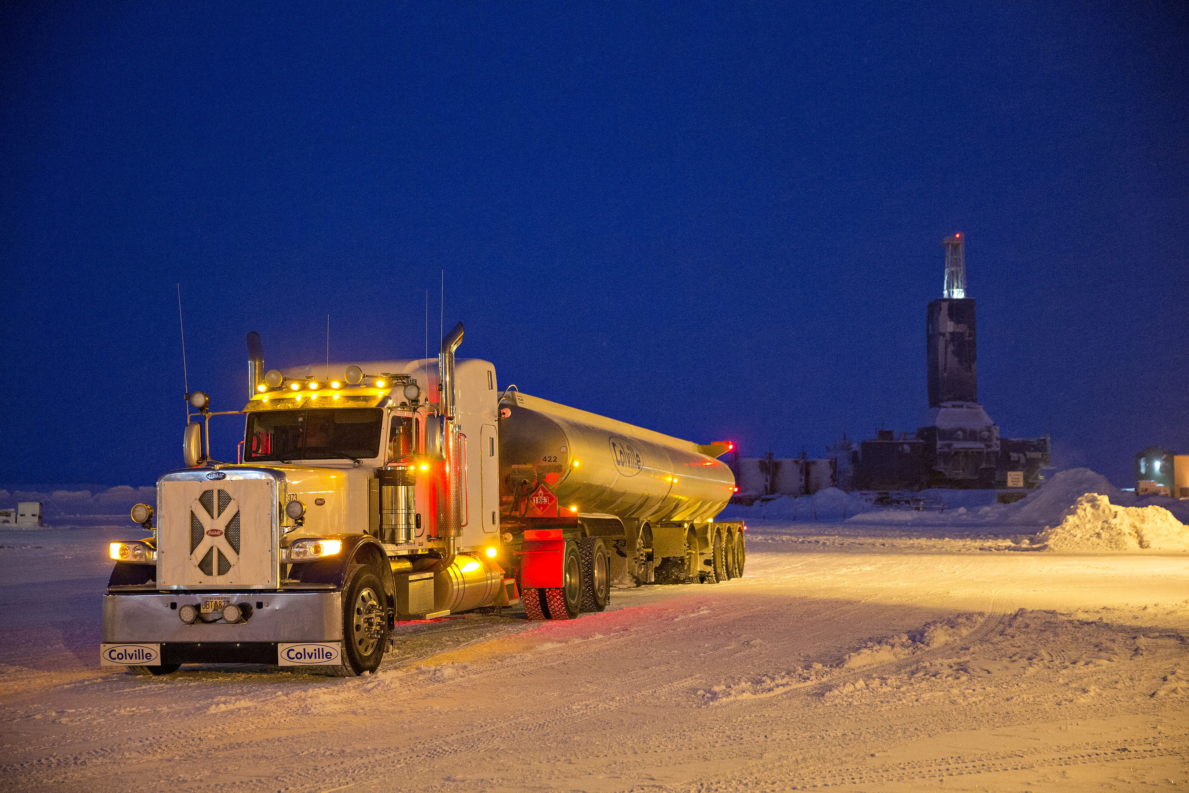 The oil truckers operating on Alaska's ice roads are experiencing a surge in demand, resulting in a backlash.