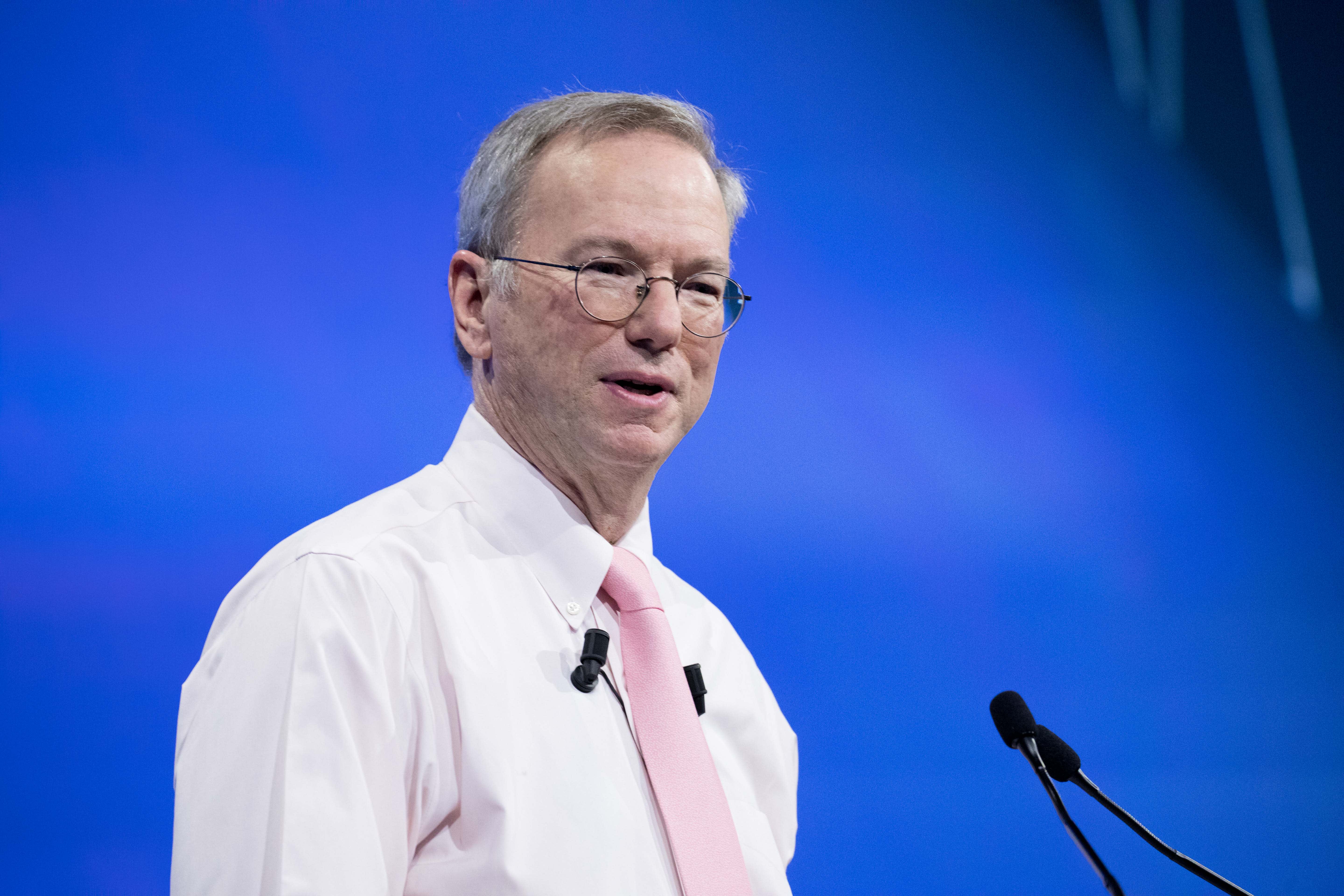 Eric Schmidt, former CEO of Google, denies allegations that his foundation paid White House science staffers.