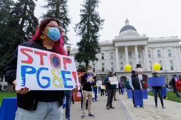 PG&E is being criticized as a "continuing threat" to public safety due to its role in wildfires, even as its probation ends.