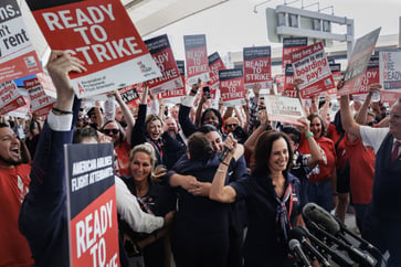 American Airlines flight attendants approve new contract with prompt raises exceeding 20%.