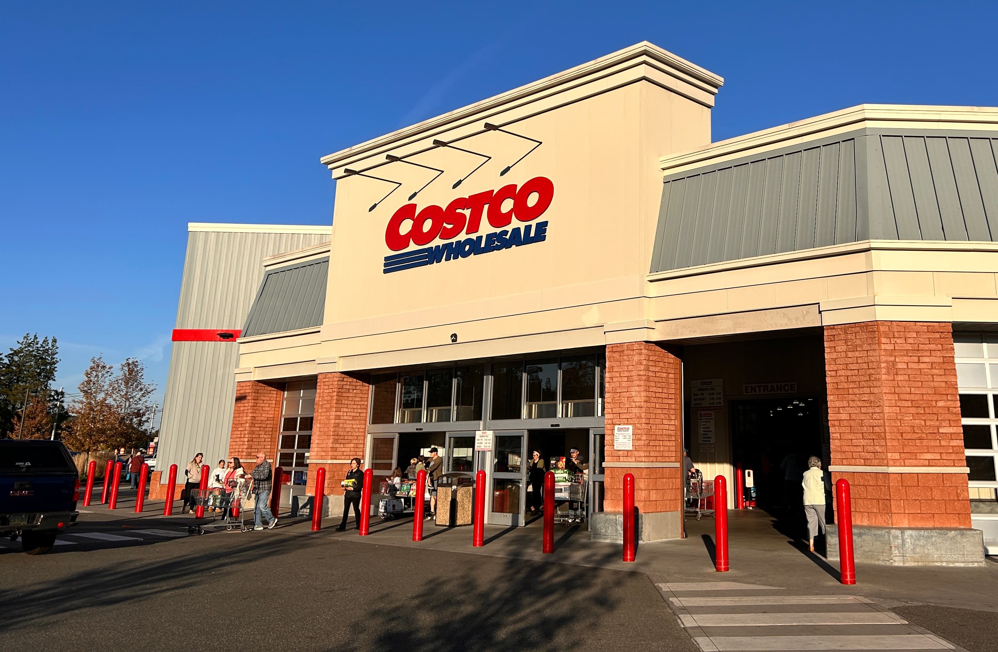 Revenue increases for Costco due to membership fee hike.