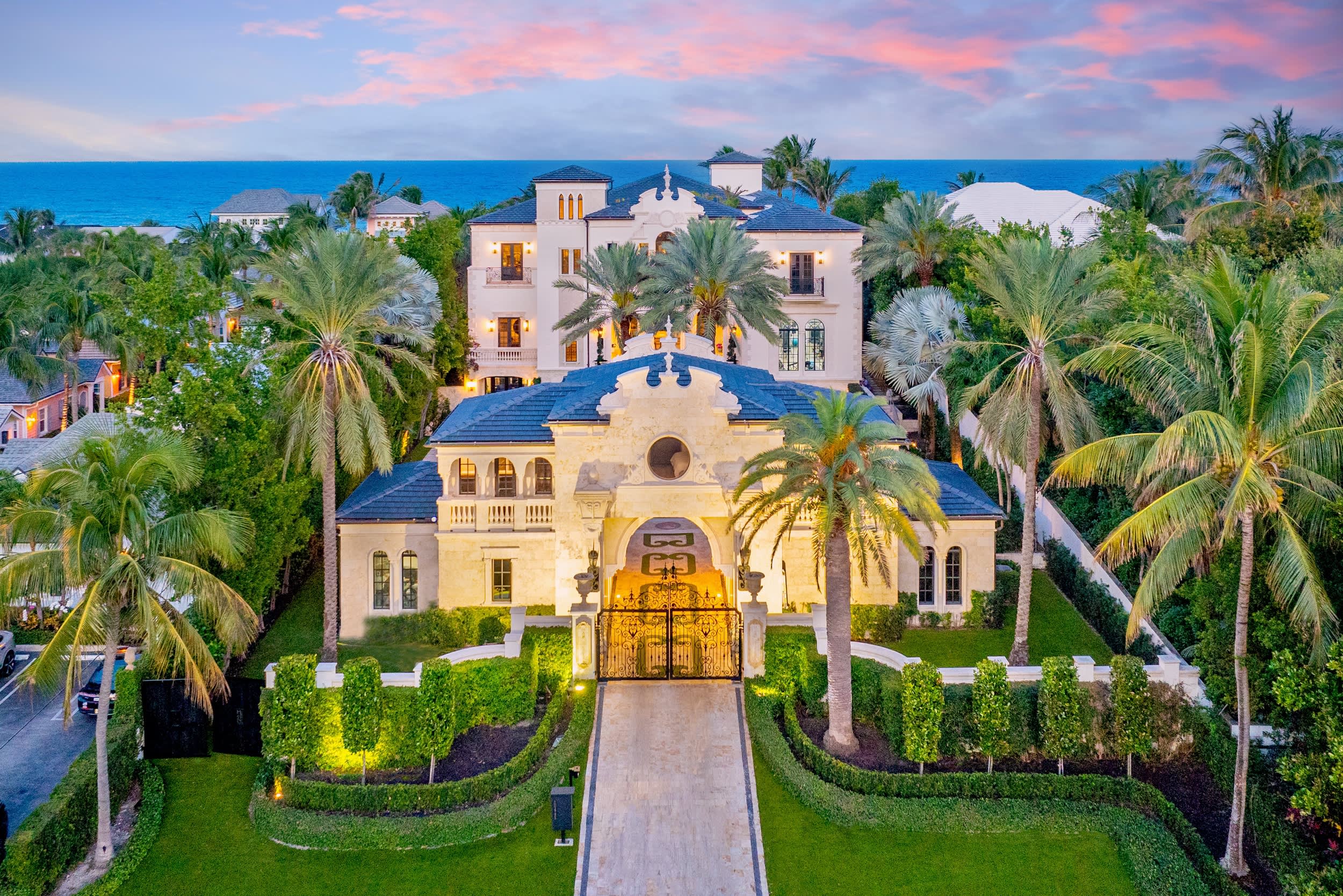 A $60 million beachfront mansion with subterranean secrets and Italian flair