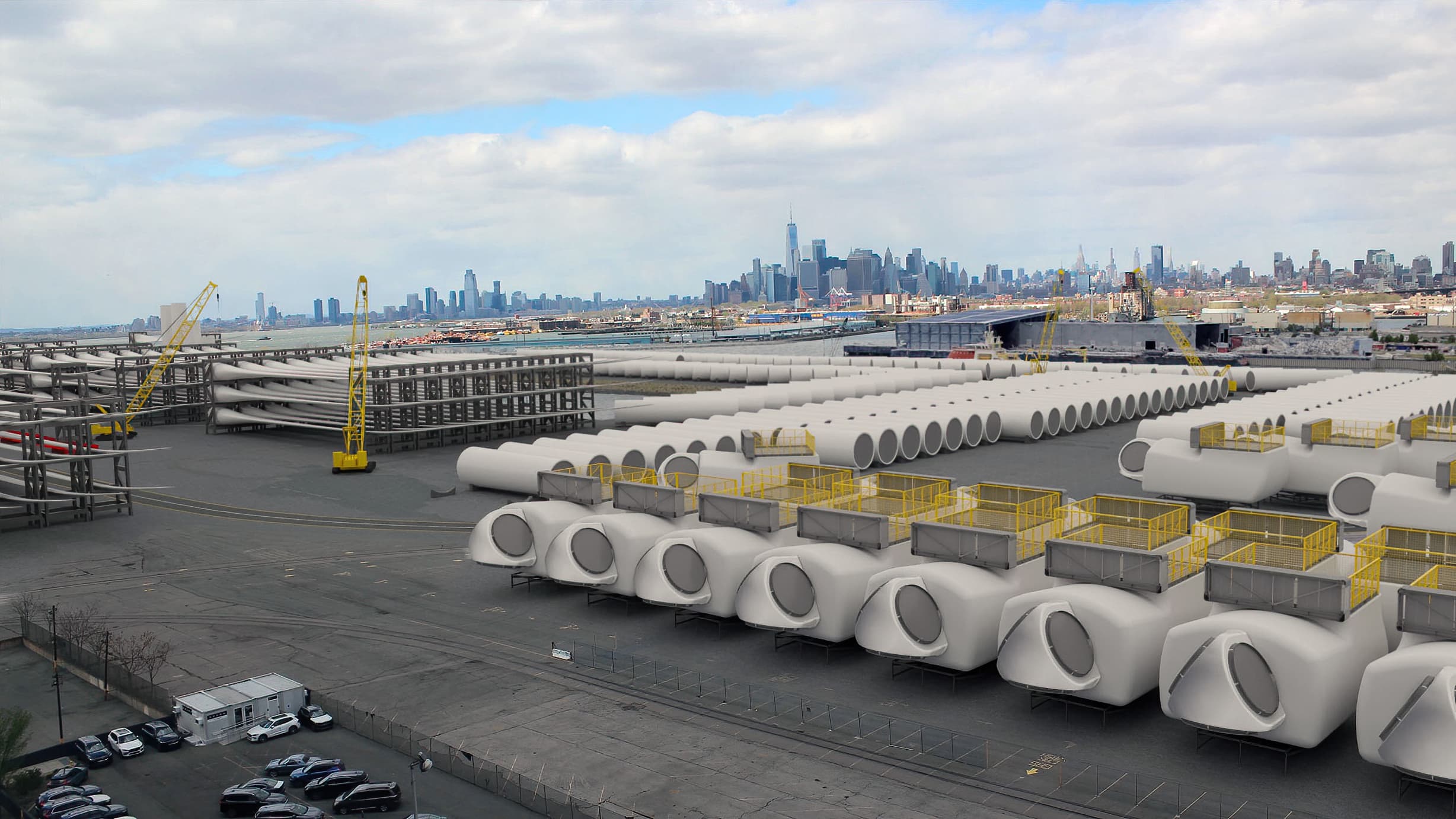 Brooklyn port to become a hub for offshore wind farm construction in NYC.