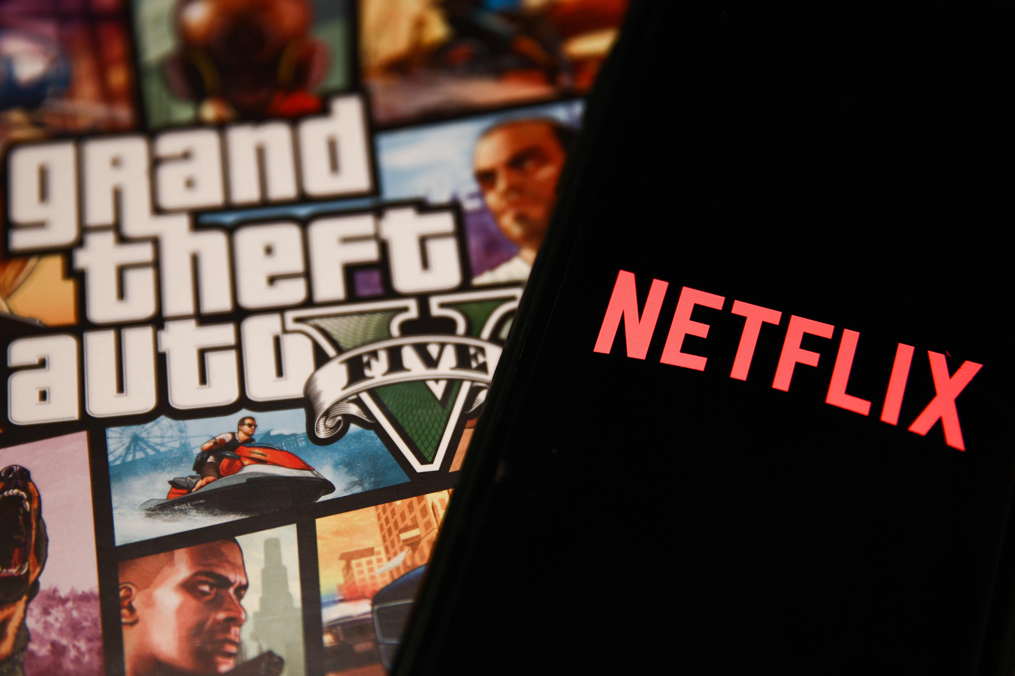 Netflix is adding three "Grand Theft Auto" games to its mobile library.