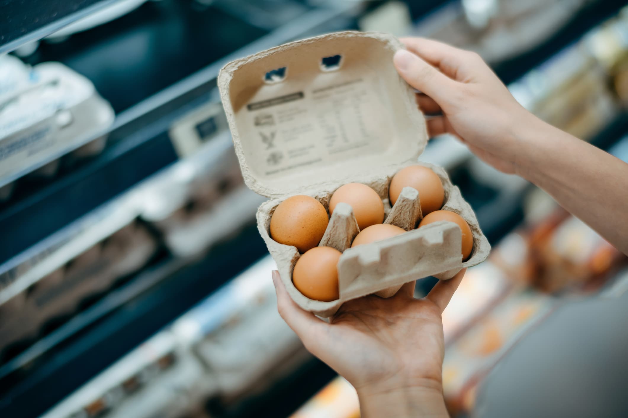 The reason behind the high prices of eggs at over $9 a dozen in certain locations and when the prices are predicted to decrease.