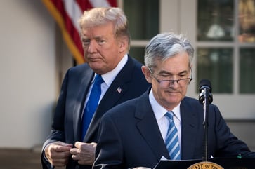 If Trump requested Powell's resignation as Fed chief, Powell would not resign.