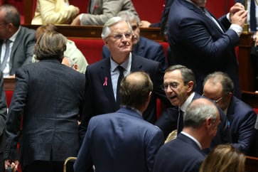 On Wednesday, French lawmakers will vote on whether to express no confidence in the embattled Barnier government.