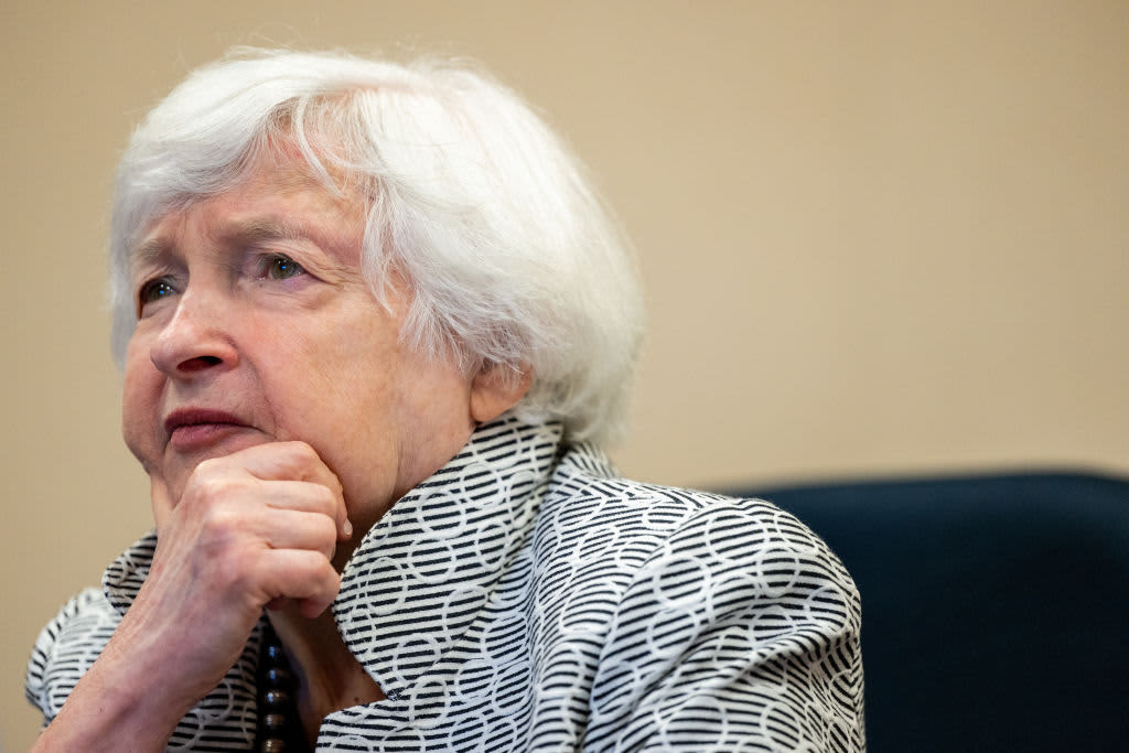 The U.S. economy is stable and on track for a 'soft landing,' with no significant job losses, according to Yellen.