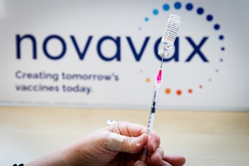 FDA places hold on Novavax's combination Covid-flu shot and influenza vaccine, causing shares to plummet.