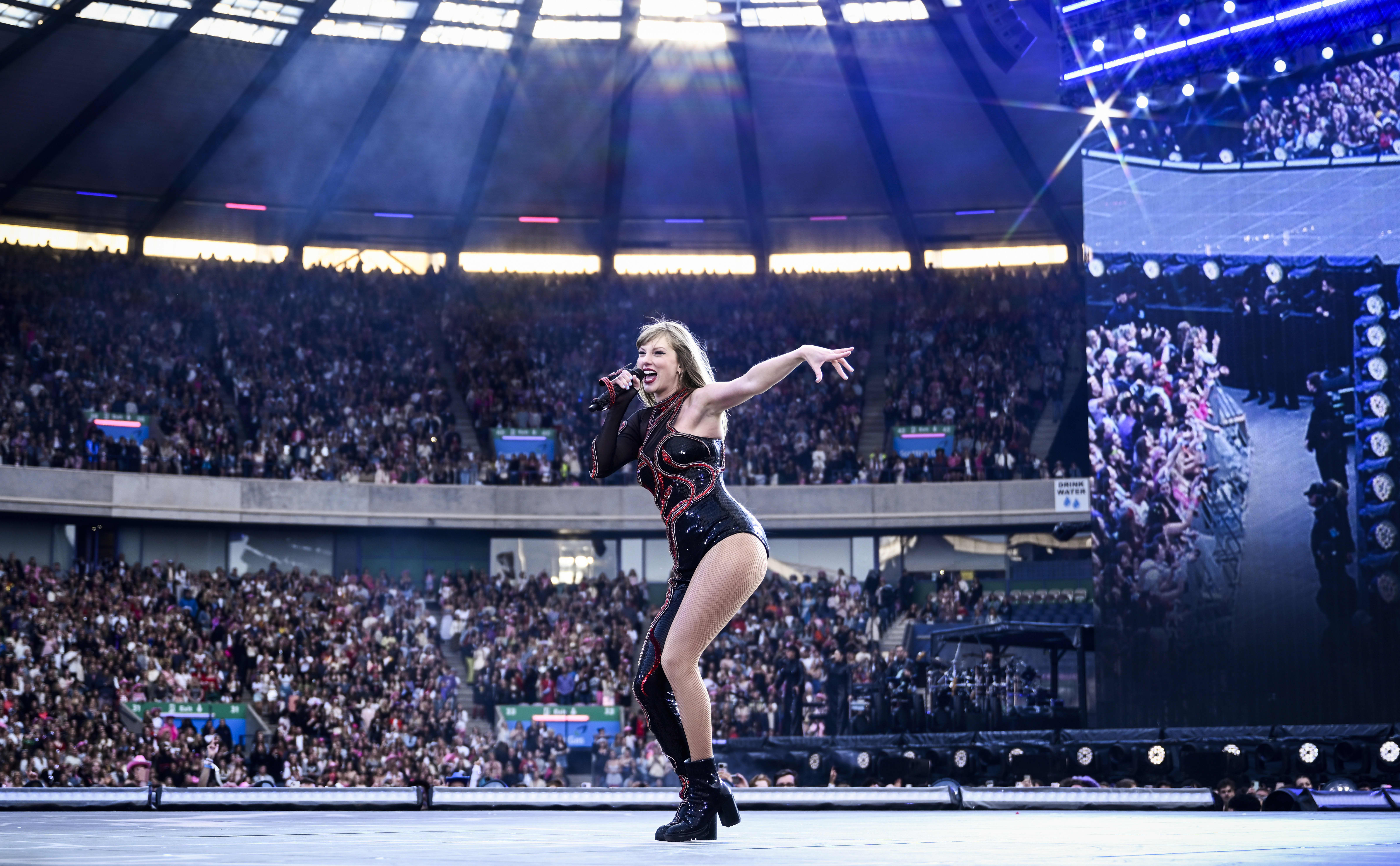 In Scotland, Taylor Swift's Eras Tour triggers earthquake readings, resulting in an estimated $98 million economic boost.