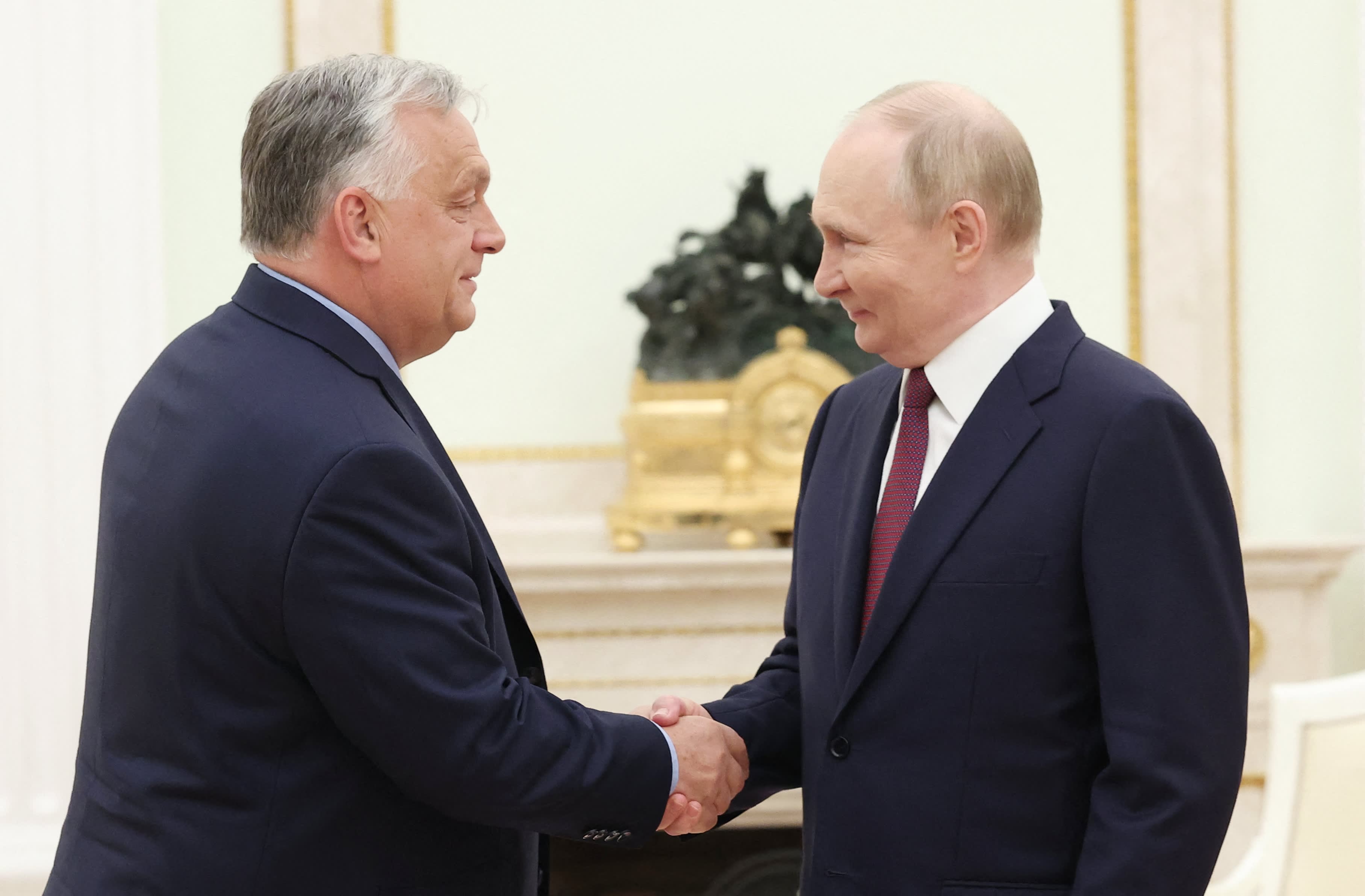 Orban, Putin's Hungarian ally, faces EU criticism for 'peace mission' to Moscow.