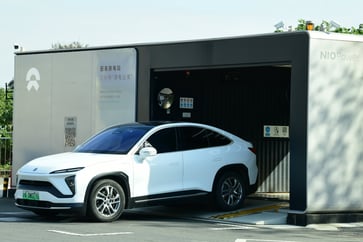 Nio plans to establish battery chargers and swap stations across every Chinese county.