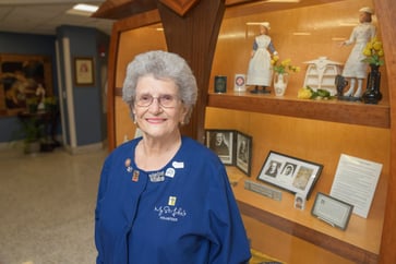 Nearly 80 years of service at the same hospital, this 97-year-old shares her advice for a fulfilling career.