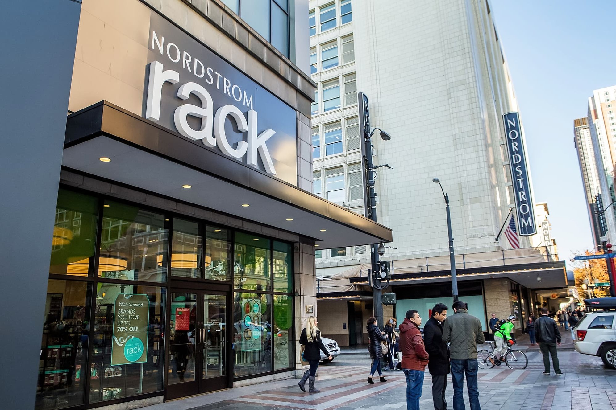 Nordstrom regains control of underperforming Rack division with executive retirements.