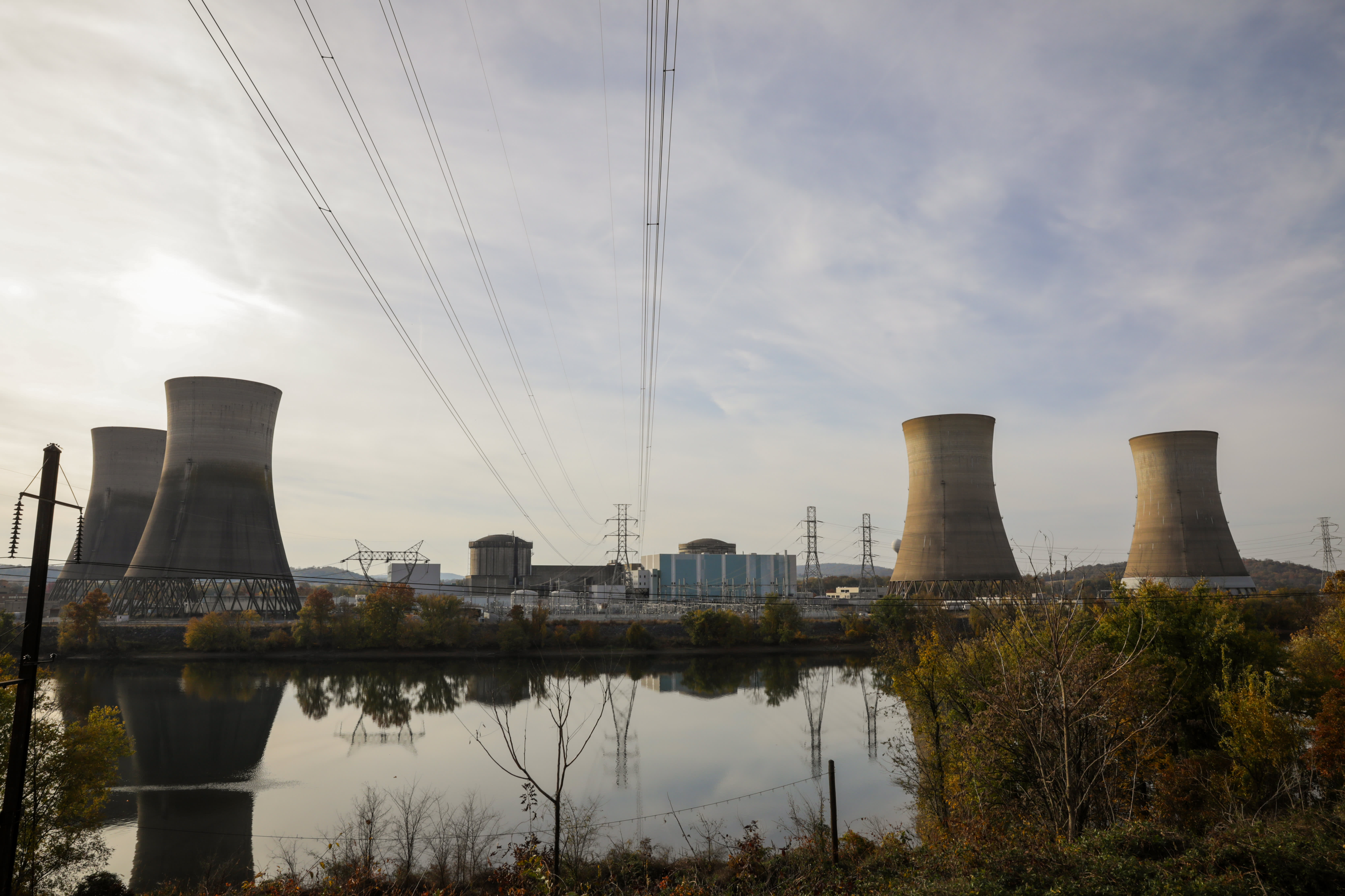 A tour of the Three Mile Island nuclear power plant interior.