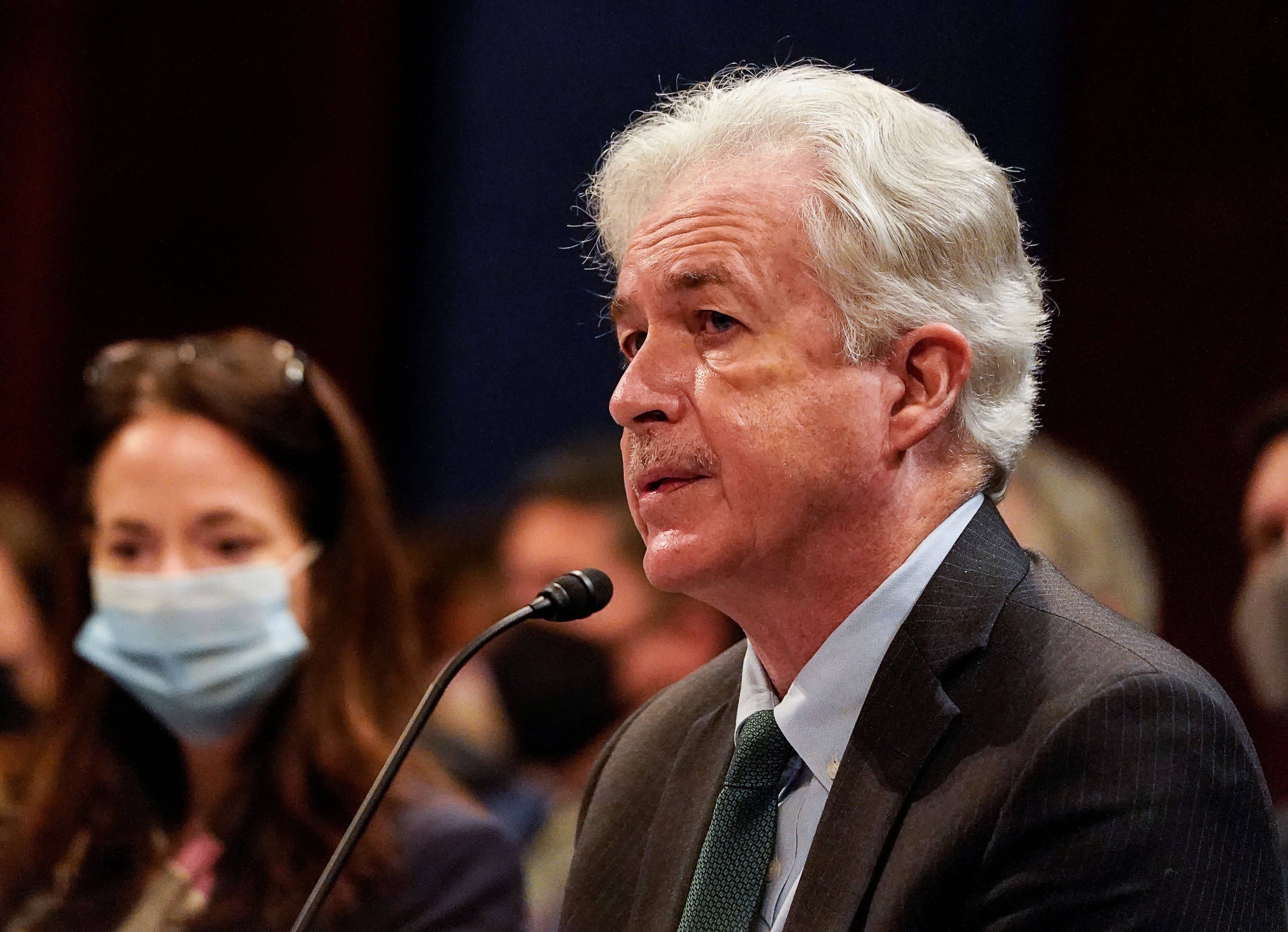 William Burns, the CIA director, has tested positive for Covid-19 after meeting with Biden, but he is not considered a close contact.