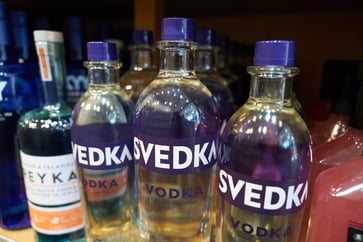 Svedka vodka to be sold by Constellation Brands to Sazerac as wine and spirits segment faces challenges.