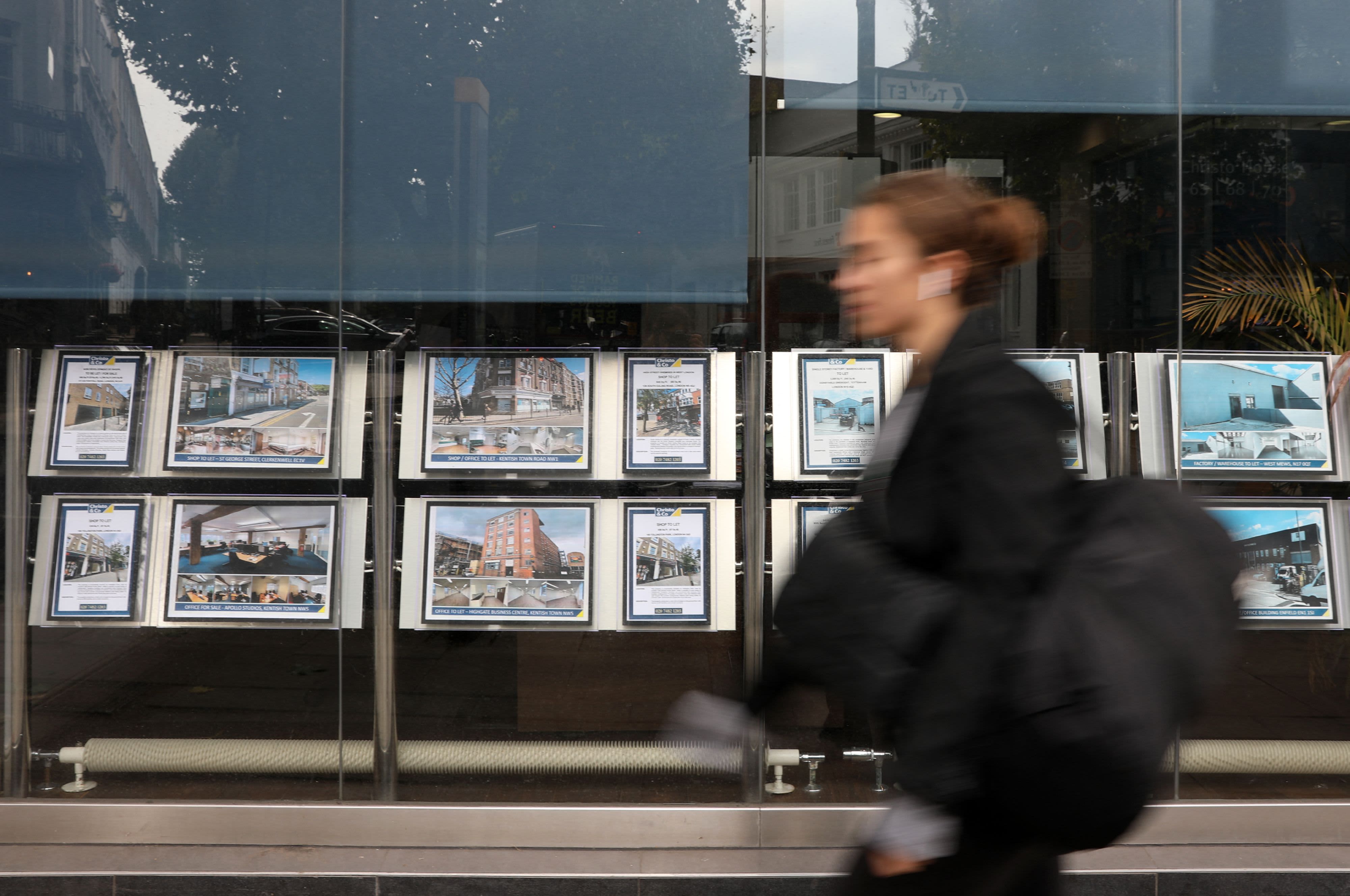 The UK housing market experiences a decline in home prices for the first time in nine months, resulting in cracks appearing.