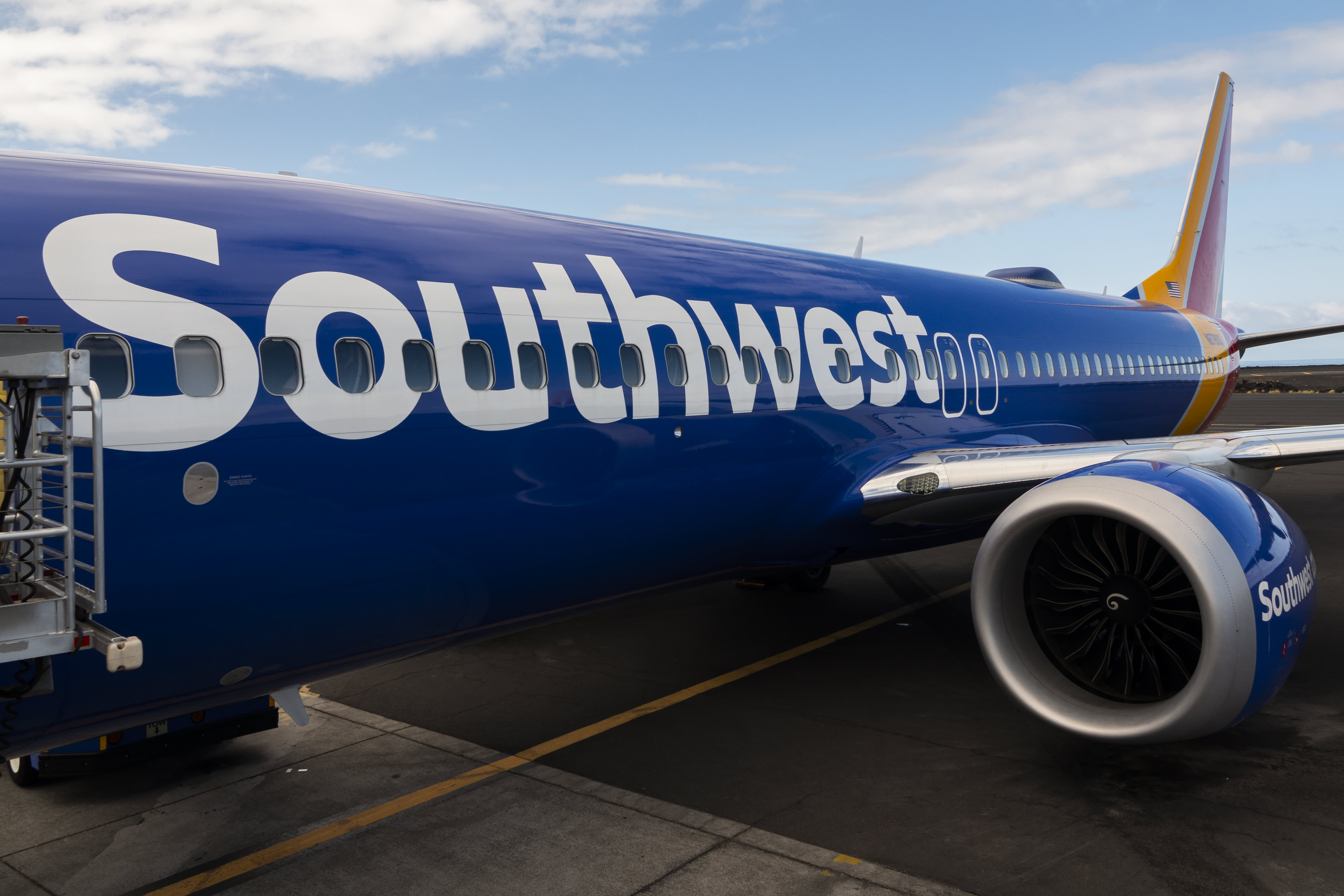 Southwest Airlines lowers revenue expectations.