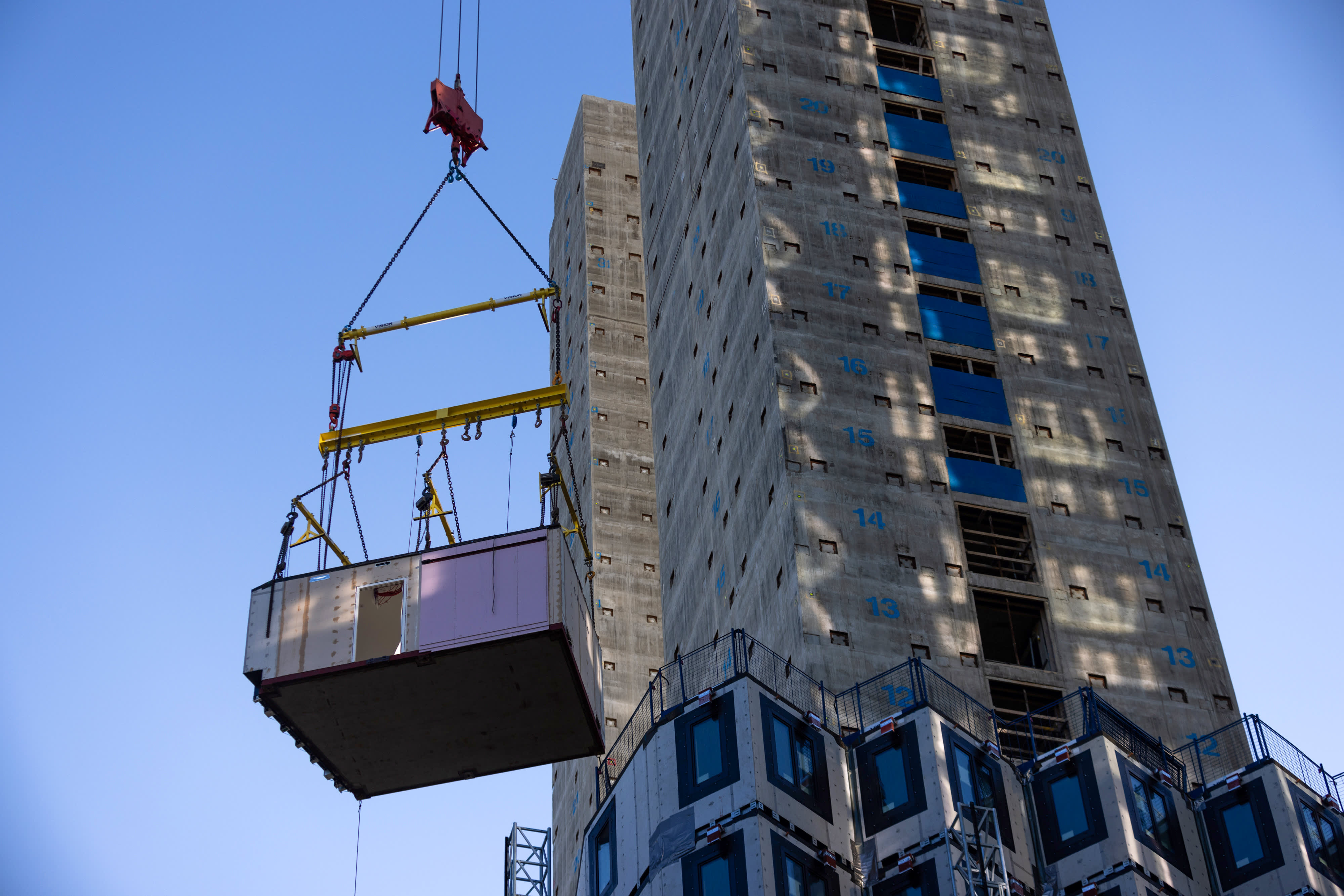 The real estate industry is the most "zombified" sector, and rate hikes pose a significant risk, according to a consultancy.