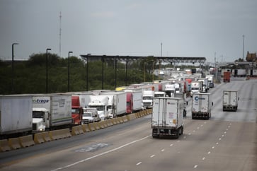 Record levels of cross-border trucking traffic between the U.S. and Mexico are seen ahead of the election.