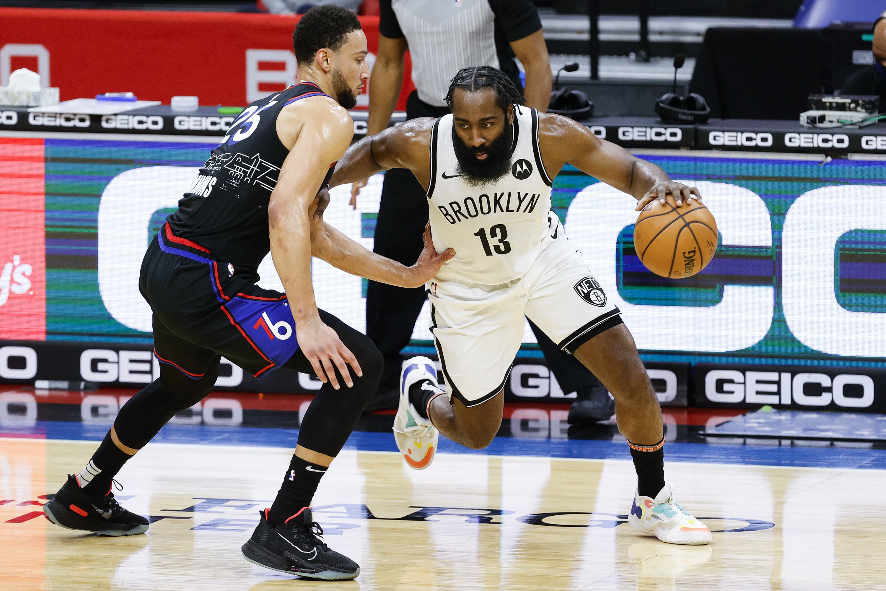 The Brooklyn Nets will trade James Harden to the Philadelphia 76ers in a deal that centers around Ben Simmons.