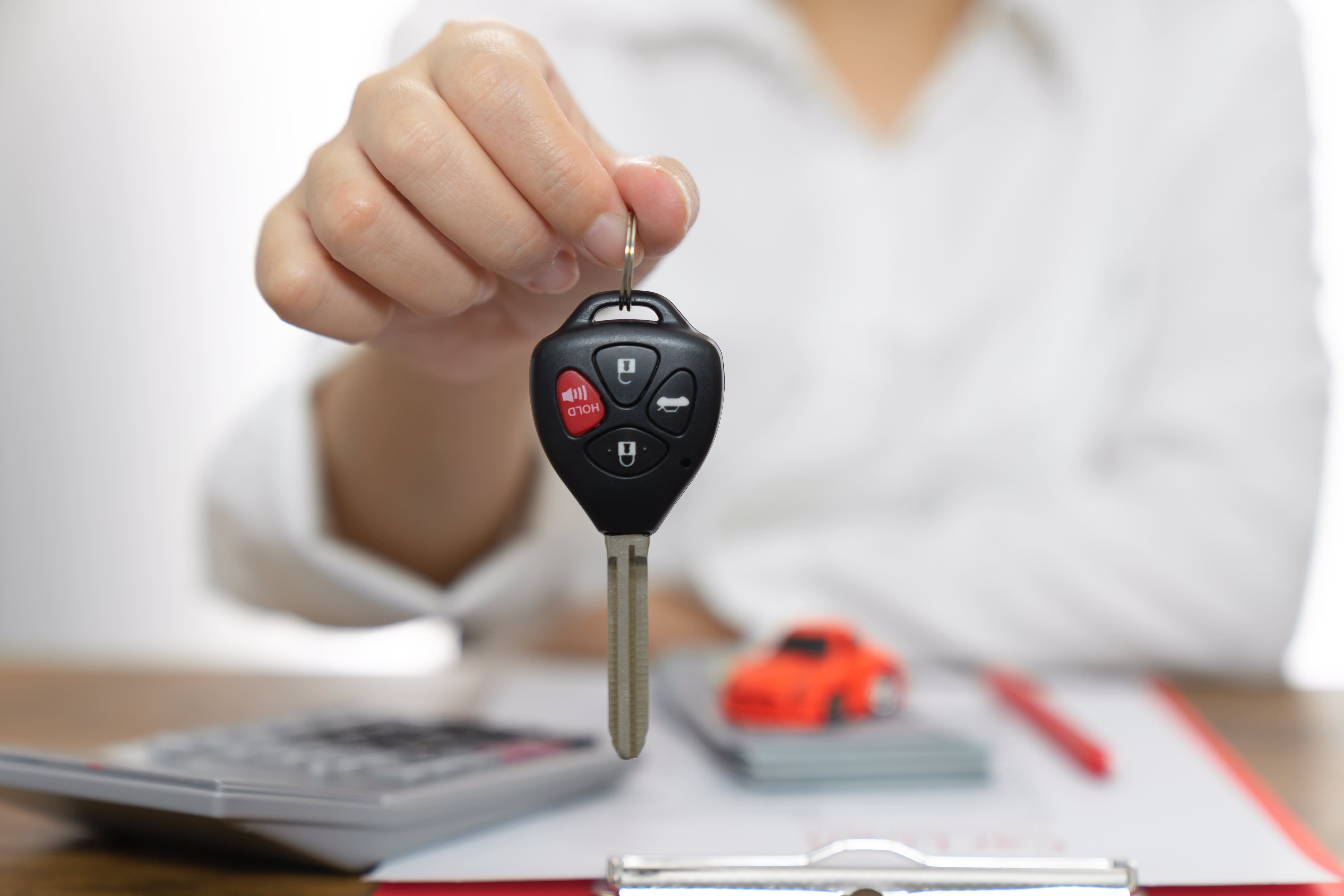 What is the amount required for a car down payment?