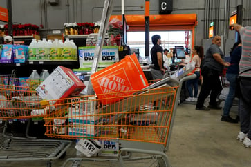 Despite the improvement in Home Depot's sales, consumers remain cautious about their spending.