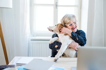 A study suggests that owning a pet can aid in maintaining mental sharpness as you grow older.