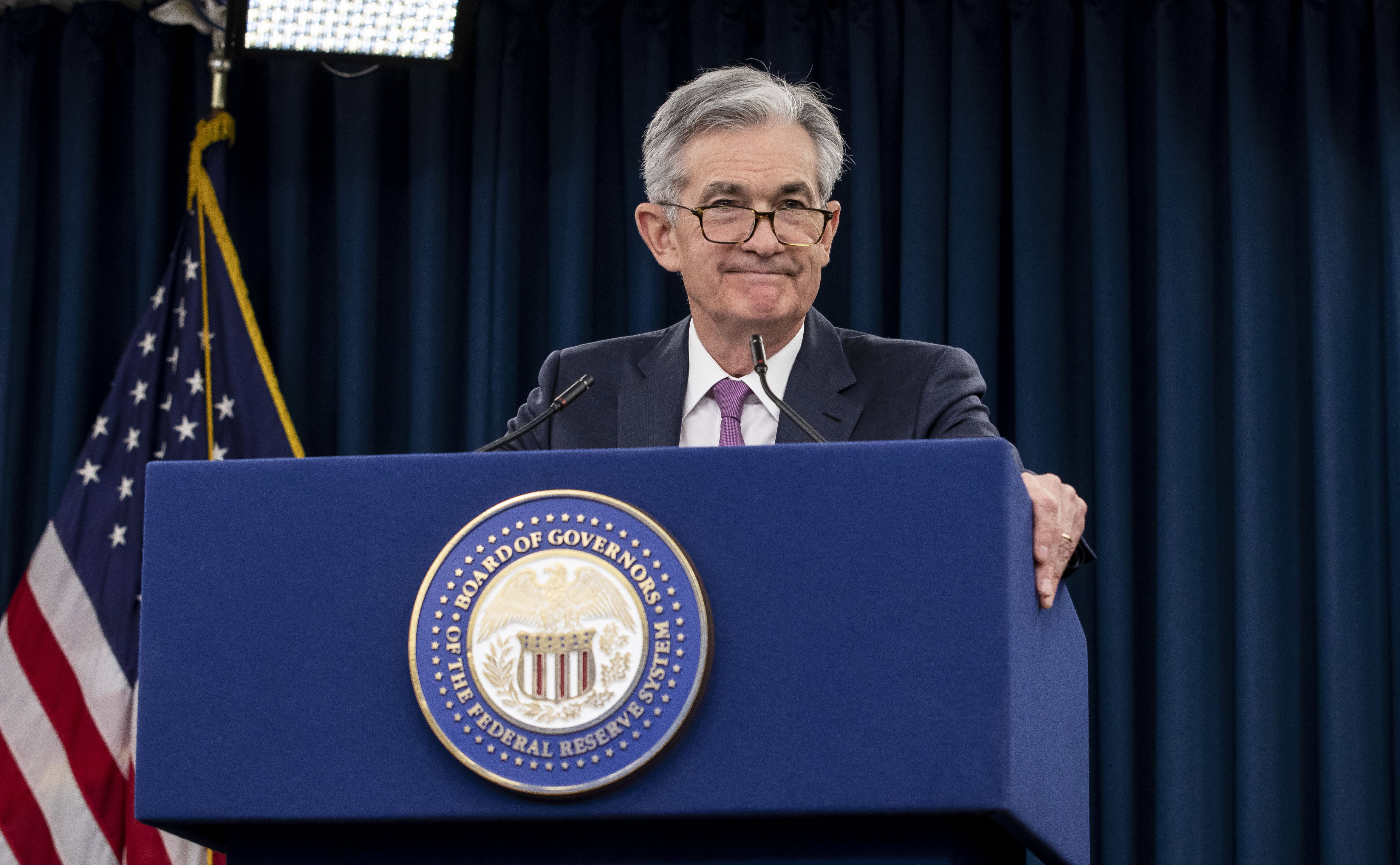 A CNBC survey reveals that top CFOs are optimistic about the Dow and pessimistic about the Fed, with their views aligning with recent trends.