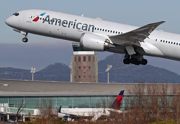 American Airlines' stock experiences a 10% increase due to robust demand, boosting its 2024 profit forecast.