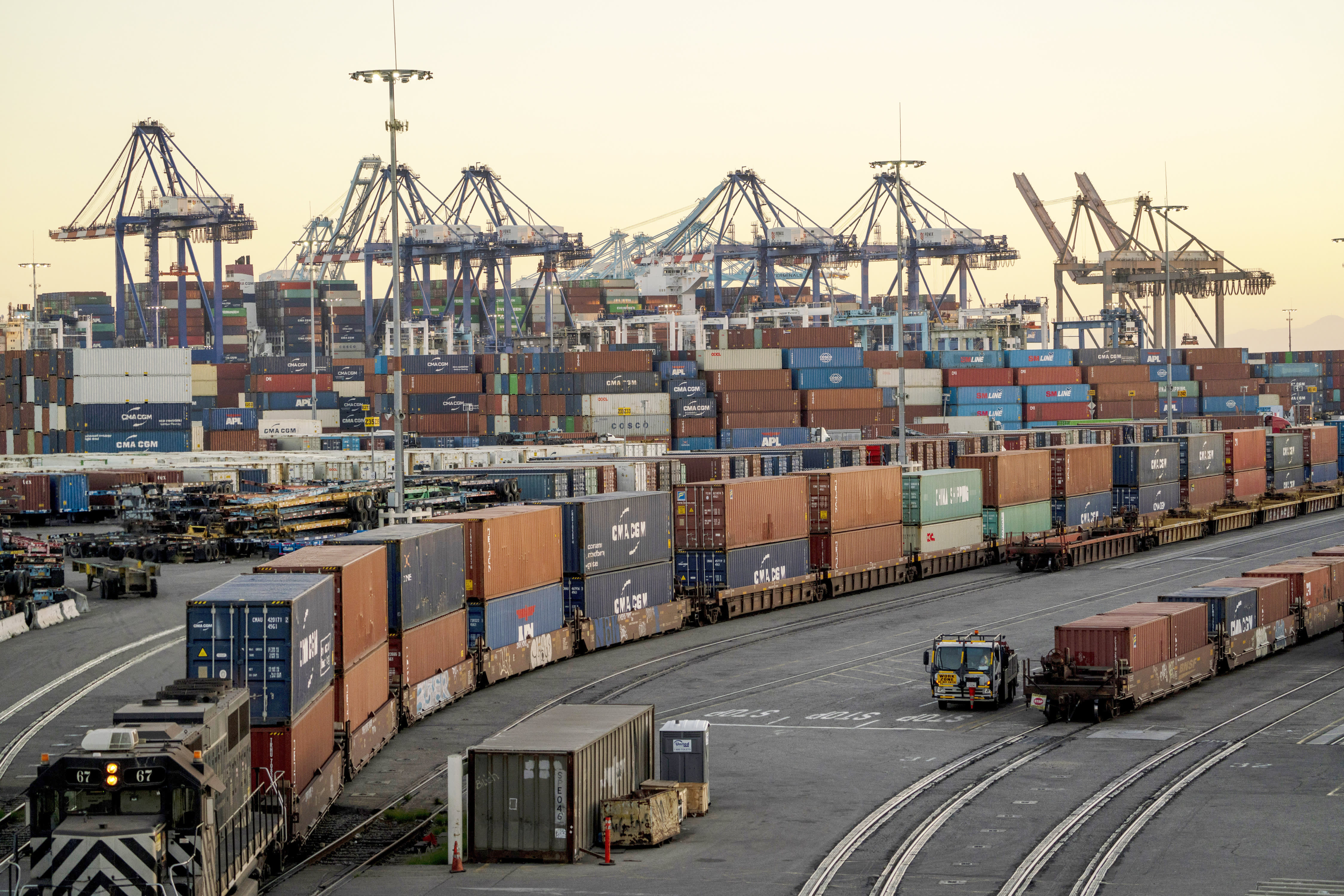 The cause of congestion at U.S. ports.