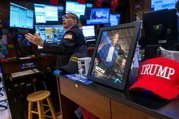 Trump's election market gains are on the brink of disappearing.