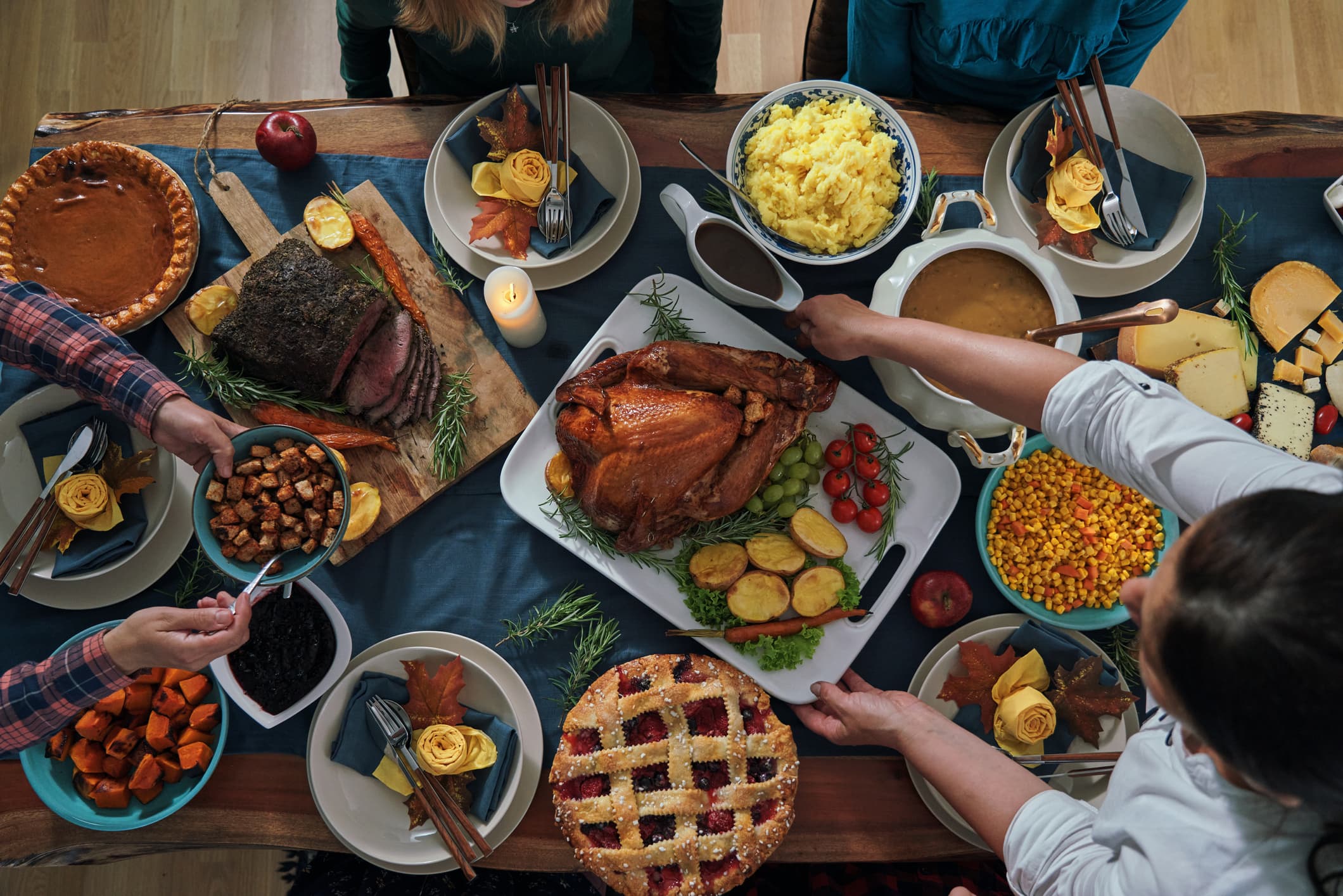 Using Google Maps to determine the optimal departure time for Thanksgiving.
