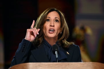 Trump desires to be an autocrat, and tyrants are reportedly supporting him, according to Harris.