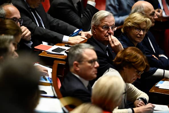 The French government was toppled in a no-confidence vote initiated by the opposition.