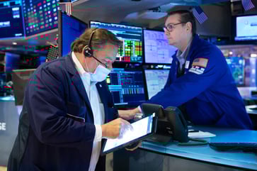 The 10-year Treasury yield decreases after surpassing a recent high of 2.41% above.