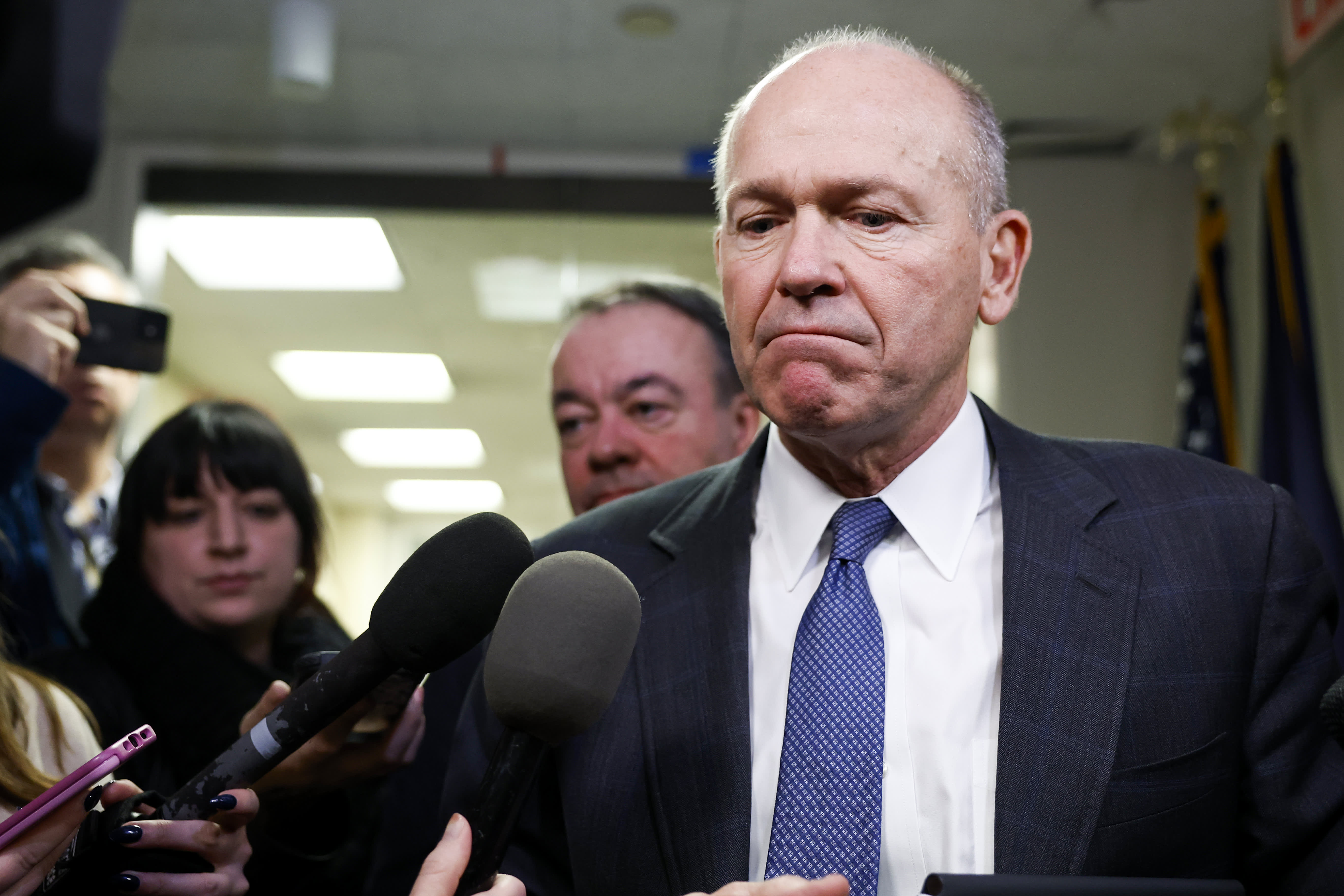 In the aftermath of the 737 Max crisis, Boeing CEO Dave Calhoun will step down, along with the replacement of board chair and commercial airplane head.