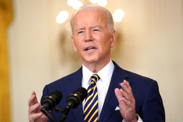 Biden believes Congress can pass portions of the shattered Build Back Better plan.