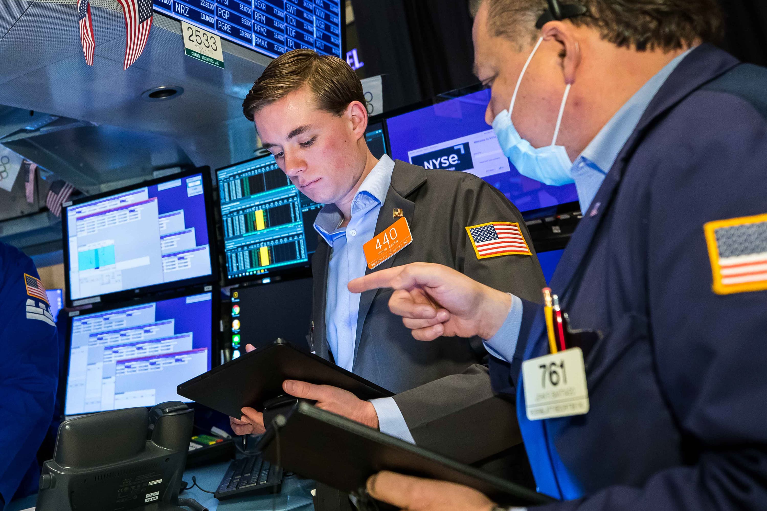 Today's stock futures decline as 10-year Treasury yield reaches a three-year peak.