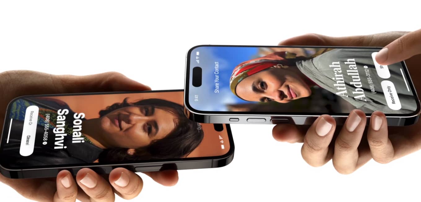 Here's how to exchange numbers just by tapping iPhones together.