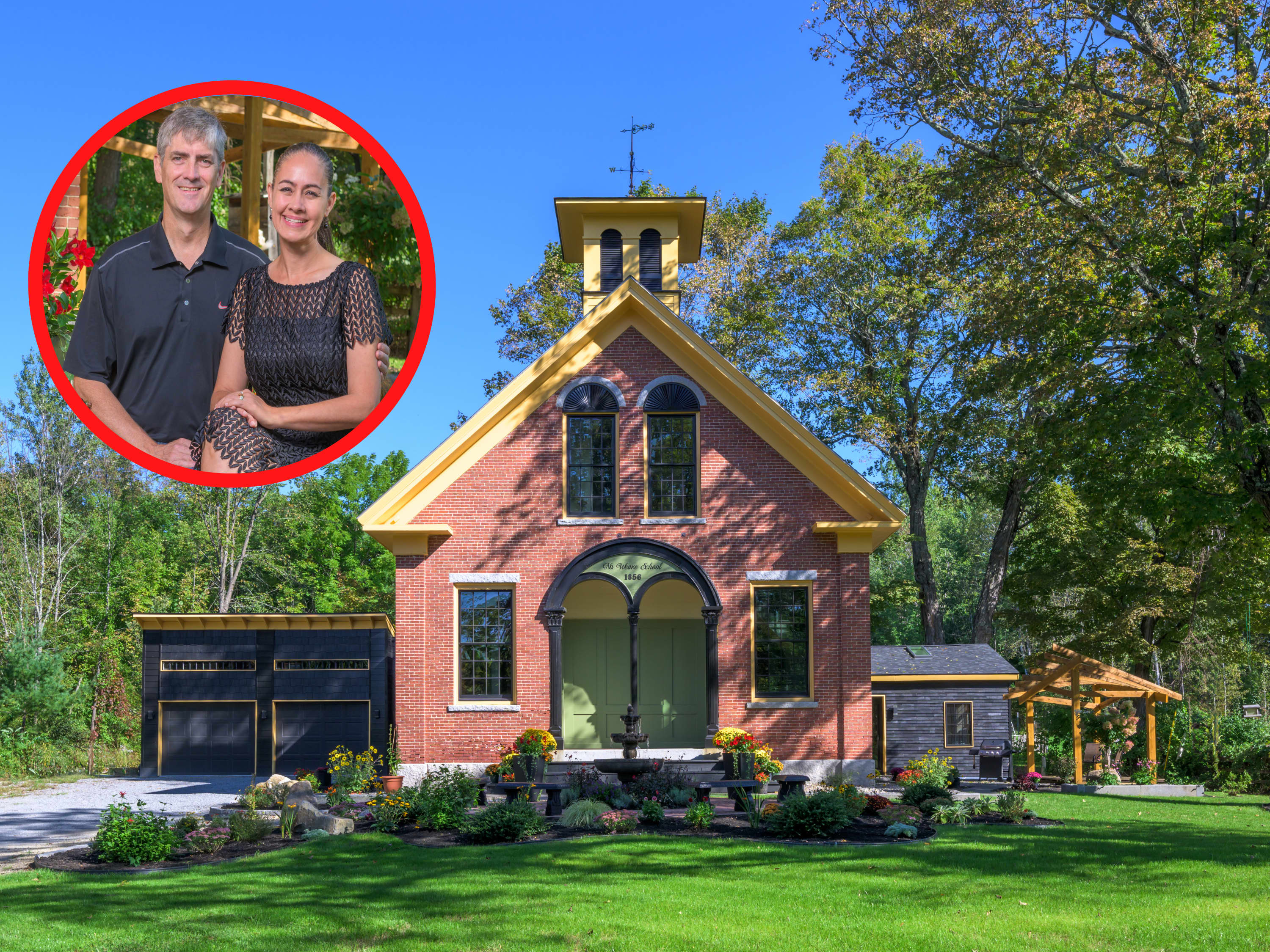 A 19th-century schoolhouse that this couple purchased for $210,000 has now become their family home—see the inside.