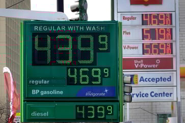 Since 2008, the national average for a gallon of gas has reached its highest price at $4.