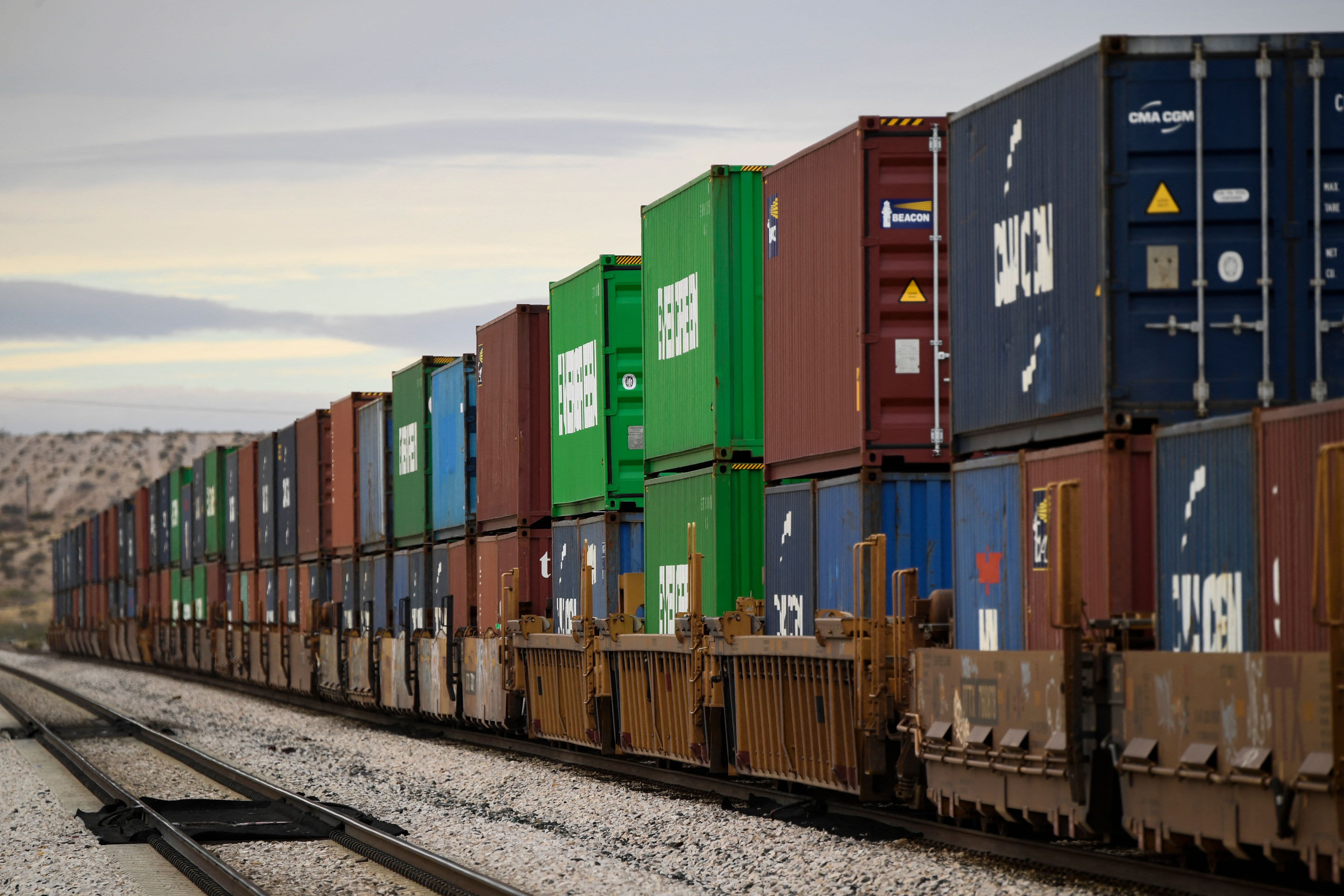 The volume of freight traffic between China and Mexico has increased during the Trump and Biden tariff eras, as companies have discovered methods to circumvent the U.S. trade conflict.