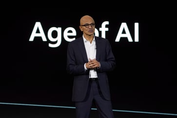 Microsoft's significant AI investment will result in over $100 billion in data center leases.